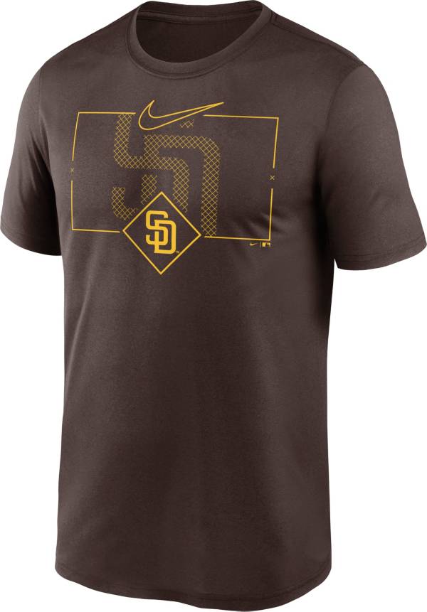 Nike Men's San Diego Padres Brown Legend T-Shirt