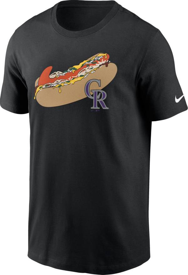 Nike Men's Colorado Rockies Black Local Dog T-Shirt
