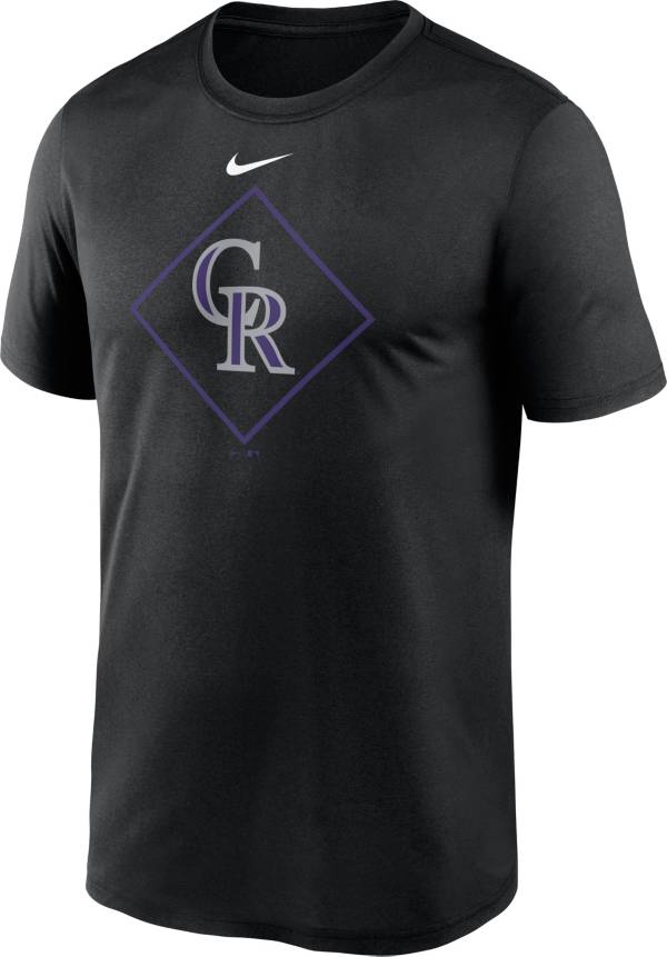 Nike Men's Colorado Rockies Black Legend Icon T-Shirt