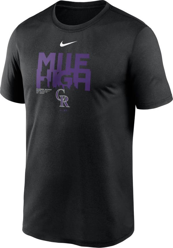 Nike Men's Colorado Rockies Black Legend T-Shirt