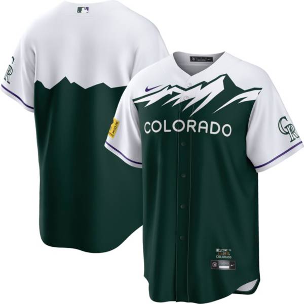 Nike Men's Colorado Rockies 2022 City Connect Replica Cool Base Jersey