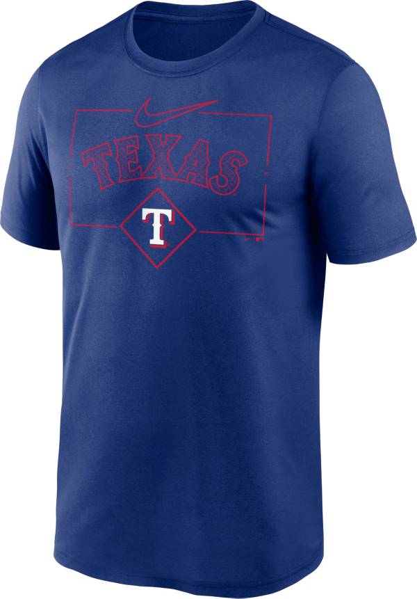 Nike Men's Texas Rangers Blue Legend T-Shirt