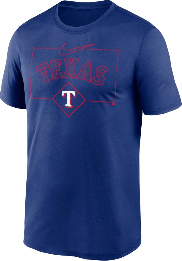 Nike Men's Texas Rangers Blue Legend T-Shirt