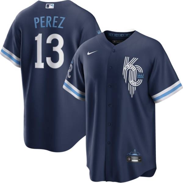 Nike Men's Kansas City Royals Salvador Pérez #13 2022 City Connect Replica Cool Base Jersey