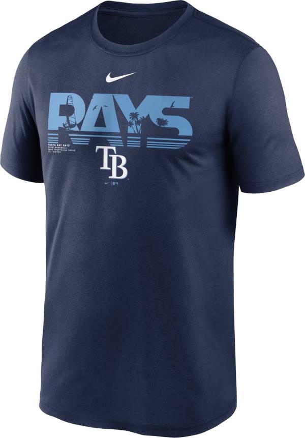 Nike Men's Tampa Bay Rays Navy Legend T-Shirt