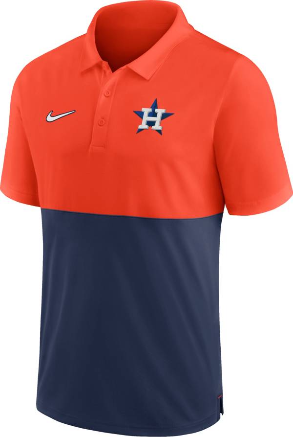 Nike Men's Houston Astros Orange Baseline Polo