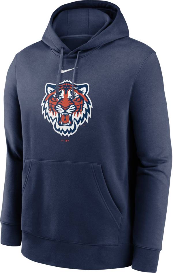 Nike Men's Detroit Tigers Navy Club Fleece Hoodie