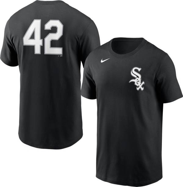Nike Men's Chicago White Sox Black Team 42 T-Shirt product image