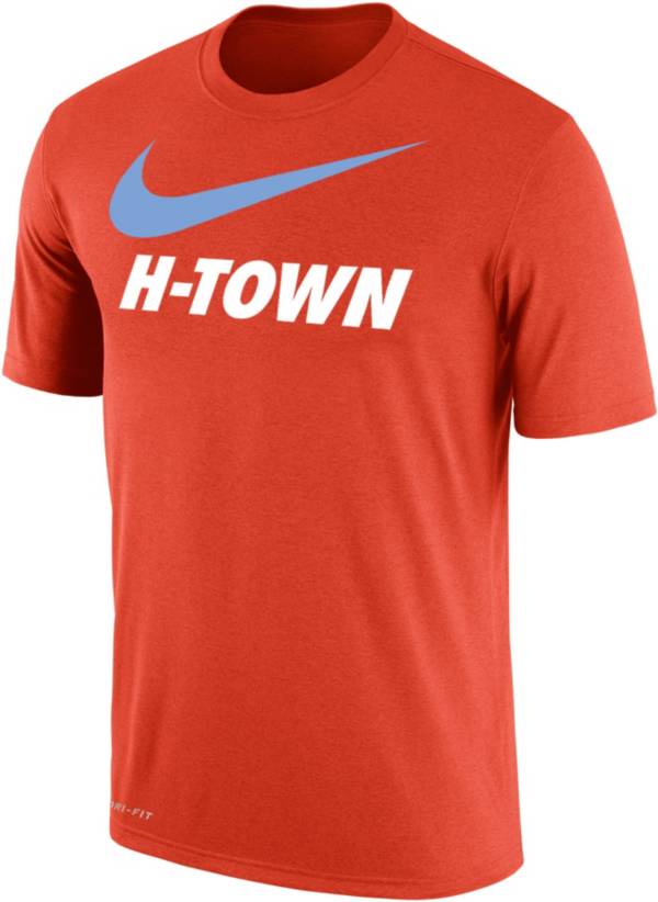 Nike Houston Dash Swoosh Dri-FIT Alternate Orange T-Shirt