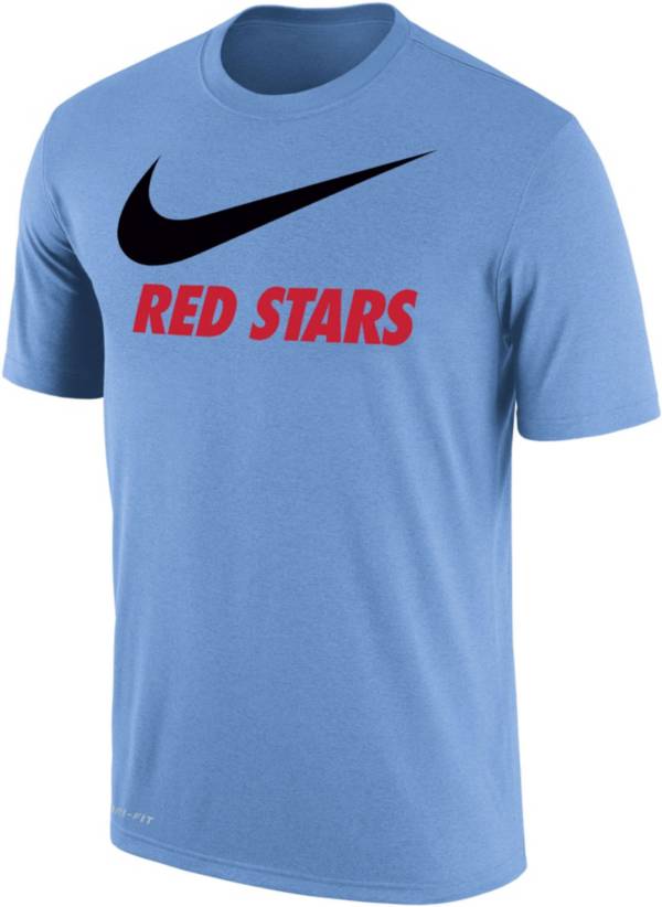 Nike Chicago Red Stars Swoosh Dri-FIT Light Blue T-Shirt