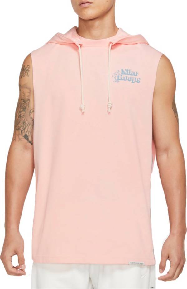 Nike Men's Dri-FIT Standard Issue Cutoff Sleeveless Basketball Hoodie