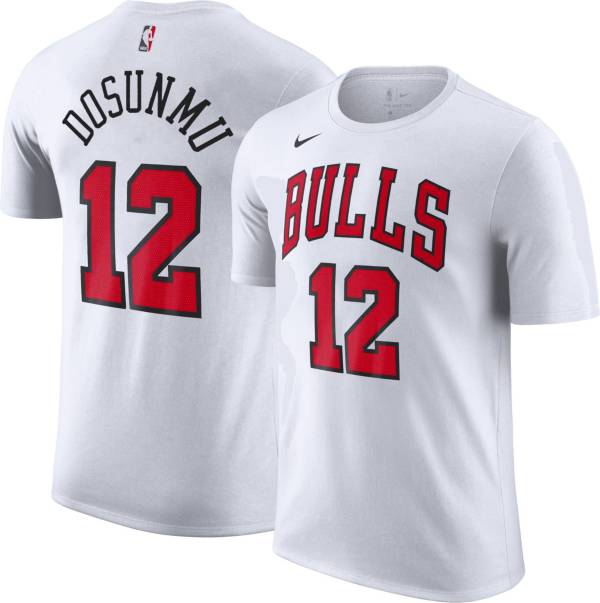 Nike Men's Chicago Bulls Ayo Dosunmu #12 White T-Shirt