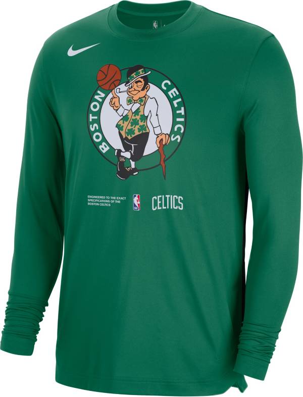 Nike Men's Boston Celtics Green Pre-Game Dri-Fit Long Sleeve T-Shirt product image