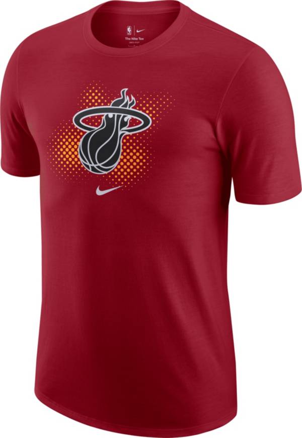 Nike Men's Miami Heat Red Dri-Fit T-Shirt