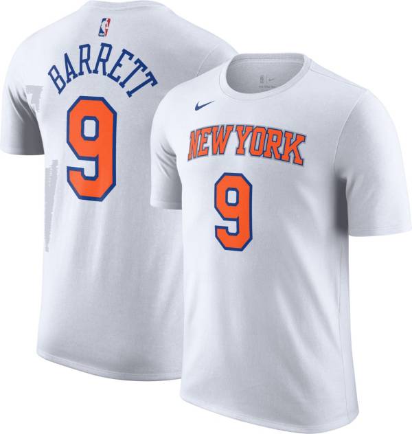 Nike Men's New York Knicks RJ Barrett #9 White T-Shirt product image