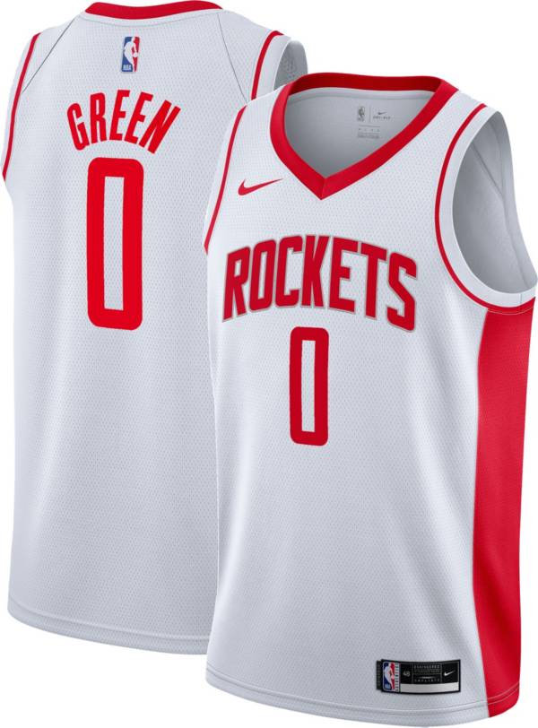 Nike Men's Houston Rockets Jalen Green #0 White Dri-FIT Swingman Jersey