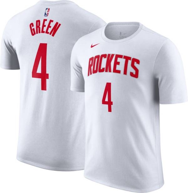 Nike Men's Houston Rockets Jalen Green #4 White T-Shirt product image