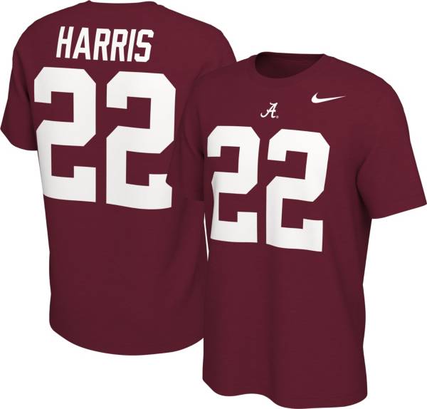 Nike Men's Alabama Crimson Tide Najee Harris #22 Crimson Football Jersey T-Shirt