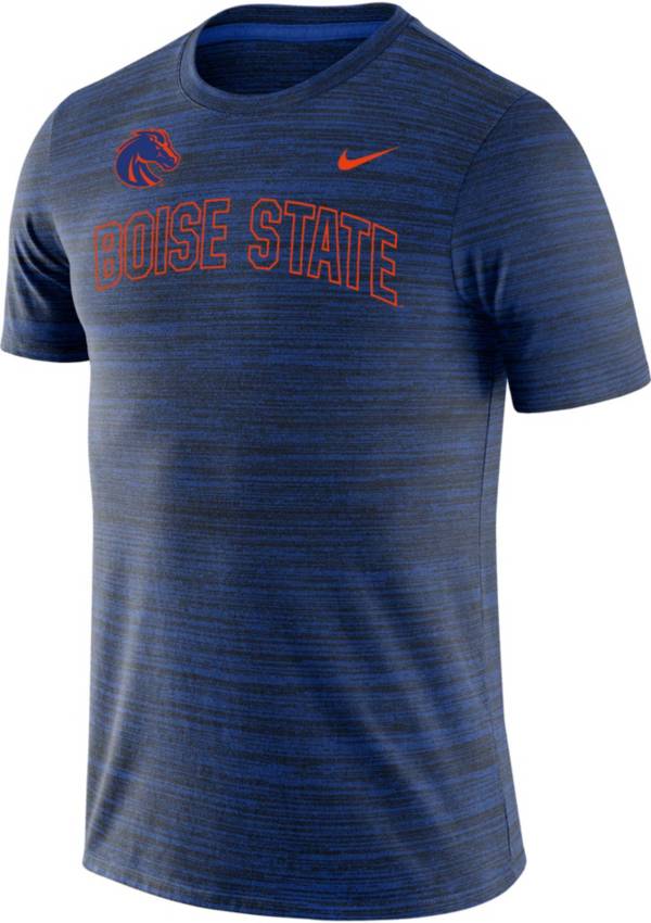 Nike Men's Boise State Broncos Blue Dri-FIT Velocity Stencil T-Shirt product image