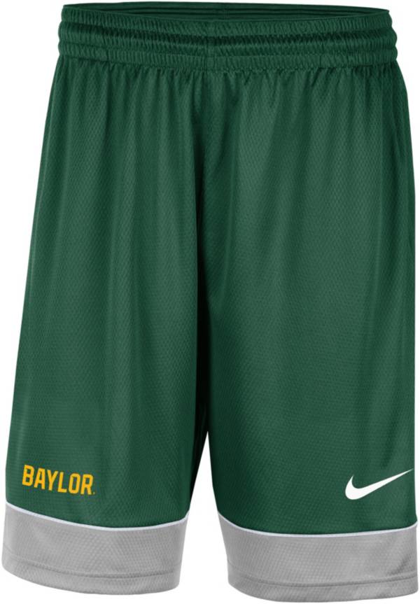 Nike Men's Baylor Bears Green Dri-FIT Fast Break Shorts