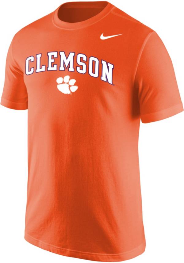 Nike Men's Clemson Tigers Orange Core Cotton Arch T-Shirt