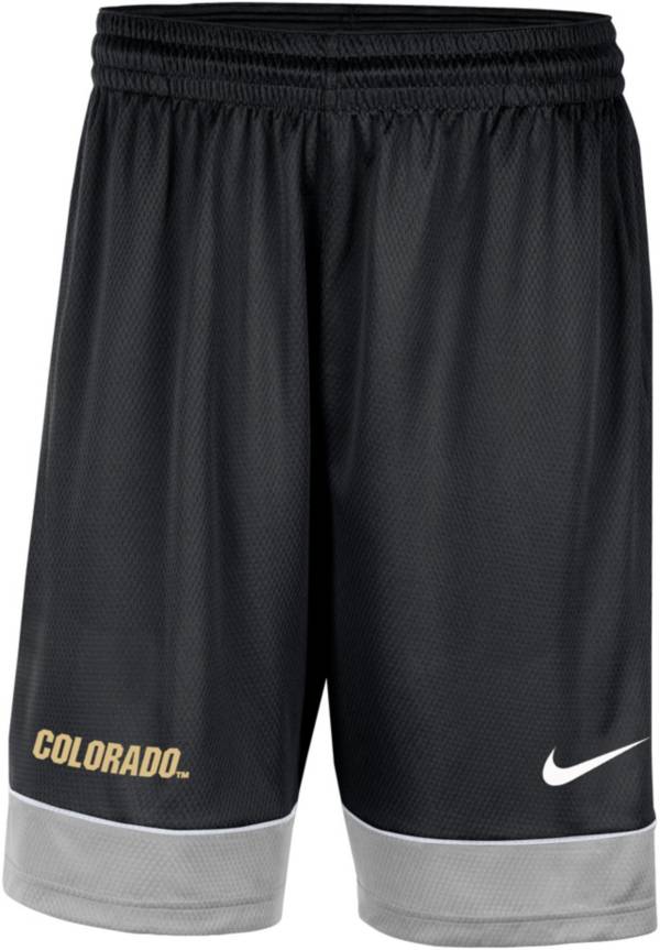 Nike Men's Colorado Buffaloes Black Dri-FIT Fast Break Shorts