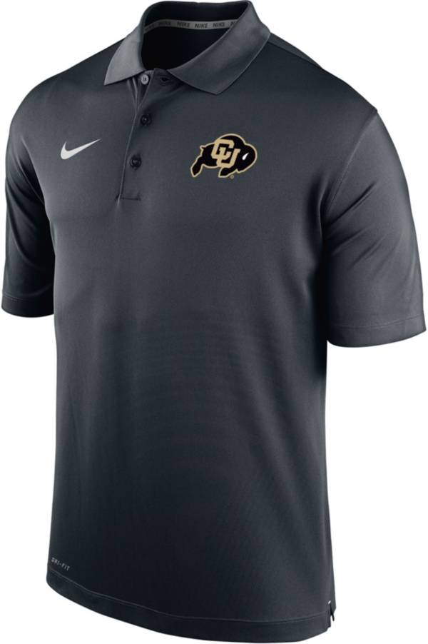 Nike Men's Colorado Buffaloes Black Varsity Polo