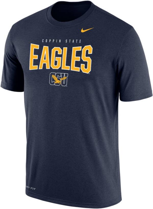 Nike Men's Coppin State Eagles Blue Dri-FIT Cotton T-Shirt