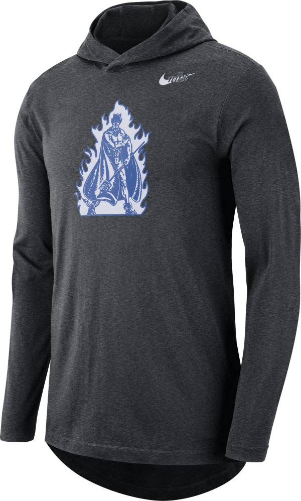 Nike Men's Duke Blue Devils Black Dri-FIT Vault Logo Long Sleeve Hoodie T-Shirt product image