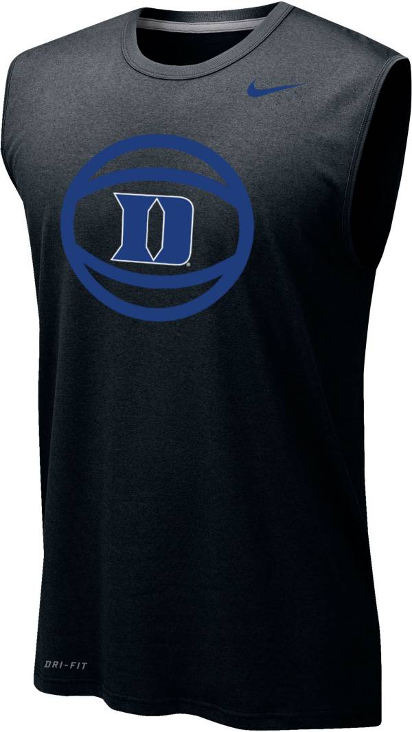 Nike Men's Duke Blue Devils Basketball Sleeveless Black T-Shirt