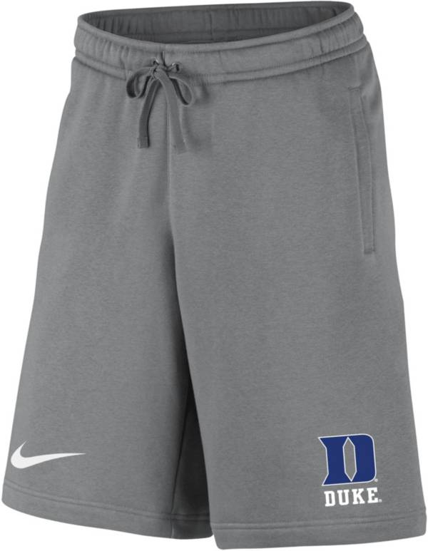 Nike Men's Duke Blue Devils Grey Club Fleece Shorts product image