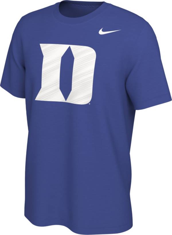 Nike Men's Duke Blue Devils Duke Blue Gloss Logo Basketball T-Shirt