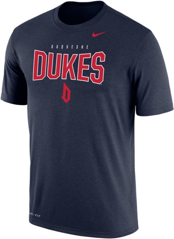 Nike Men's Duquesne Dukes Blue Dri-FIT Cotton T-Shirt