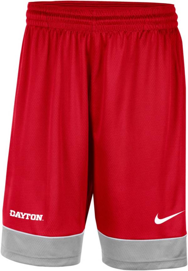 Nike Men's Dayton Flyers Red Dri-FIT Fast Break Shorts