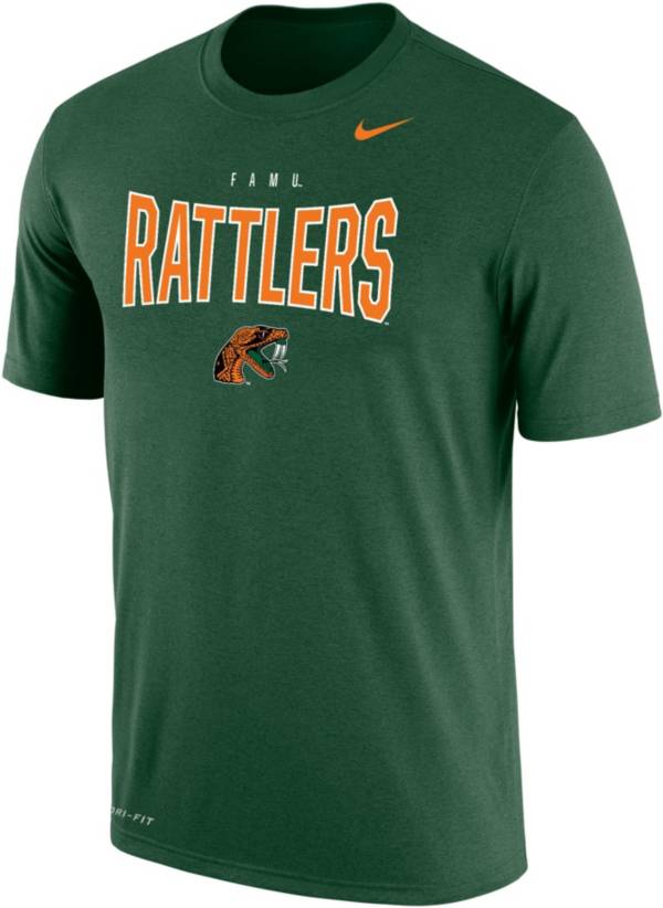 Nike Men's Florida A&M Rattlers Green Dri-FIT Cotton T-Shirt product image