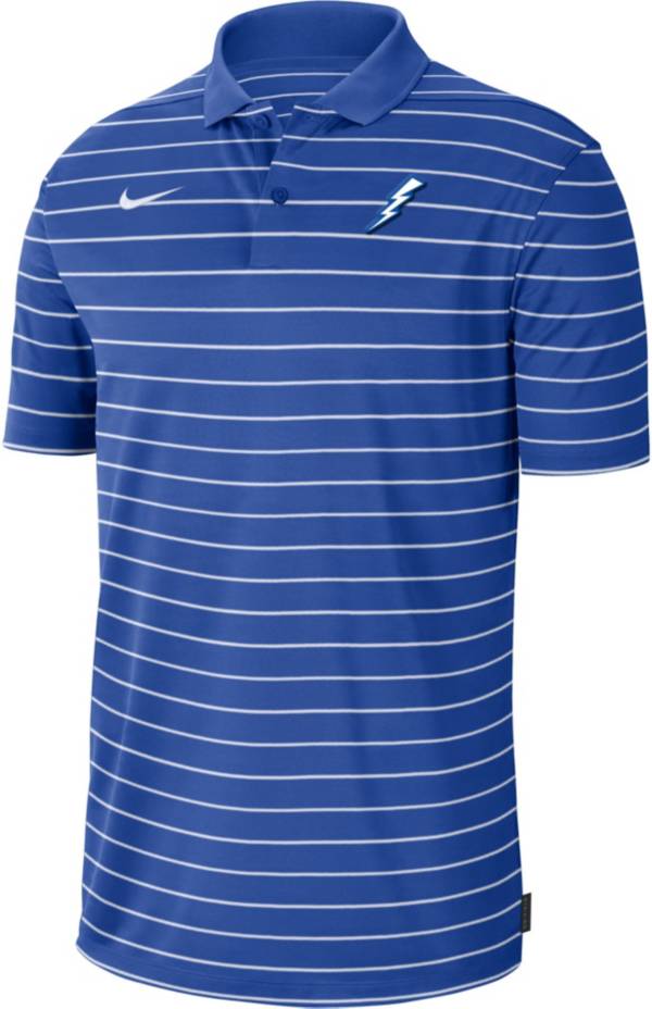 Nike Men's Air Force Falcons Blue Football Sideline Victory Dri-FIT Polo