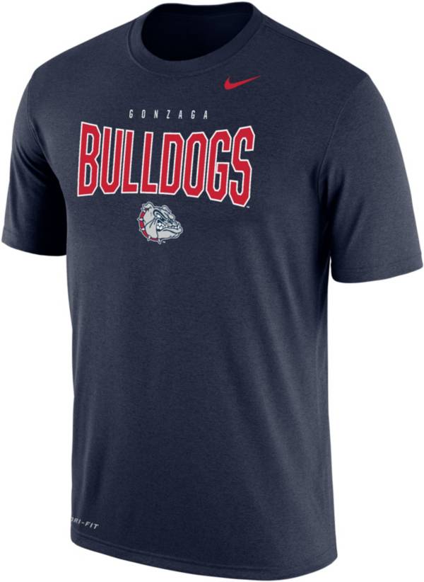 Nike Men's Gonzaga Bulldogs Blue Dri-FIT Cotton T-Shirt product image