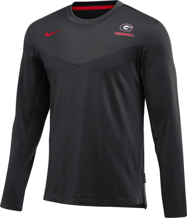 Nike Men's Georgia Bulldogs Black Dri-FIT Crew Long Sleeve T-Shirt product image
