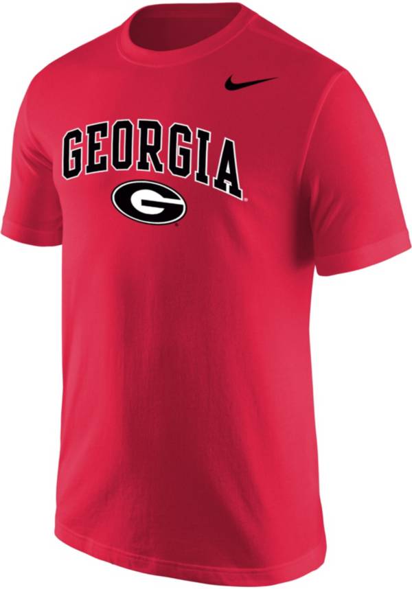 Nike Men's Georgia Bulldogs Red Core Cotton Arch T-Shirt