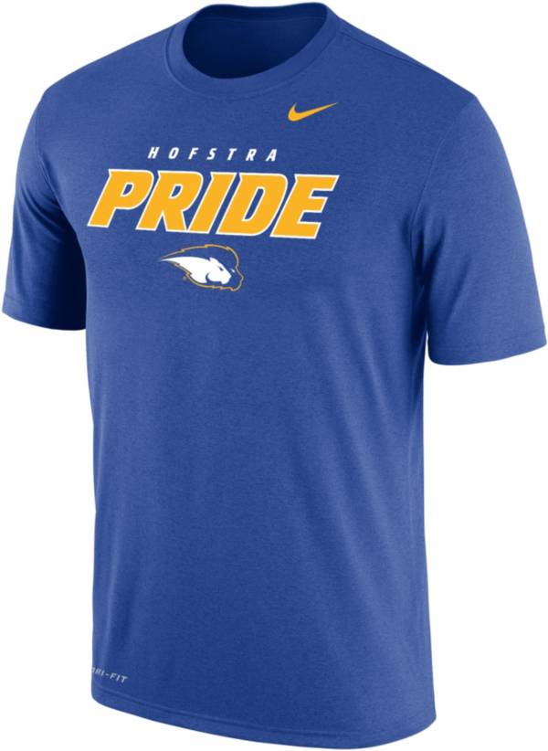 Nike Men's Hofstra Pride Royal Dri-FIT Cotton T-Shirt