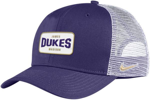 Nike Men's James Madison Dukes Purple Classic99 Trucker Hat