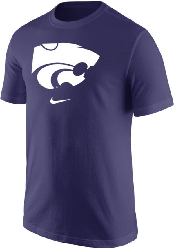 Nike Men's Kansas State Wildcats Purple Core Cotton T-Shirt product image