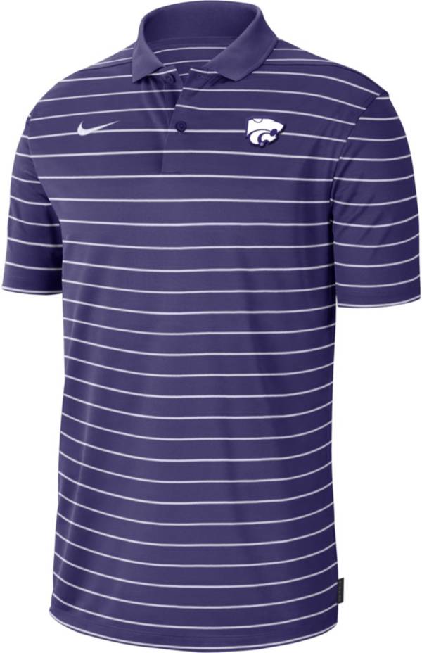 Nike Men's Kansas State Wildcats Purple Football Sideline Victory Dri-FIT Polo product image