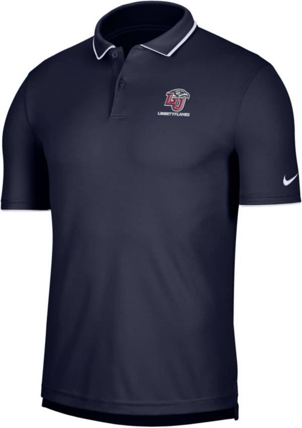 Nike Men's Liberty Flames Navy UV Collegiate Polo