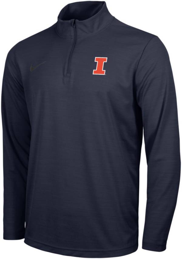 Nike Men's Illinois Fighting Illini Blue Intensity Quarter-Zip Shirt