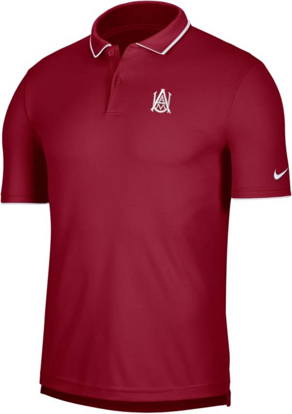 Nike Men's Alabama A&M Bulldogs Maroon UV Collegiate Polo