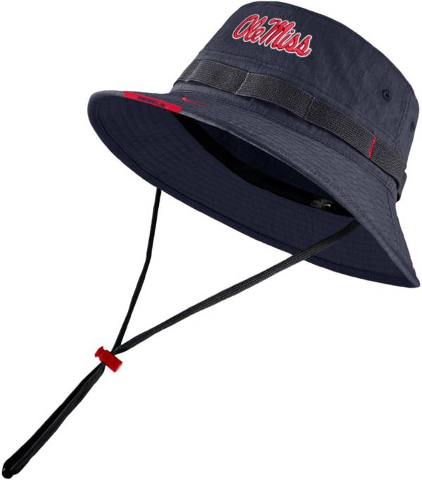 Nike Men's Ole Miss Rebels Blue Dry Football Sideline Bucket Hat product image
