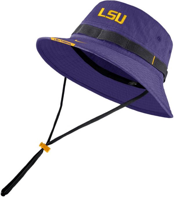Nike Men's LSU Tigers Purple Dry Football Sideline Bucket Hat product image