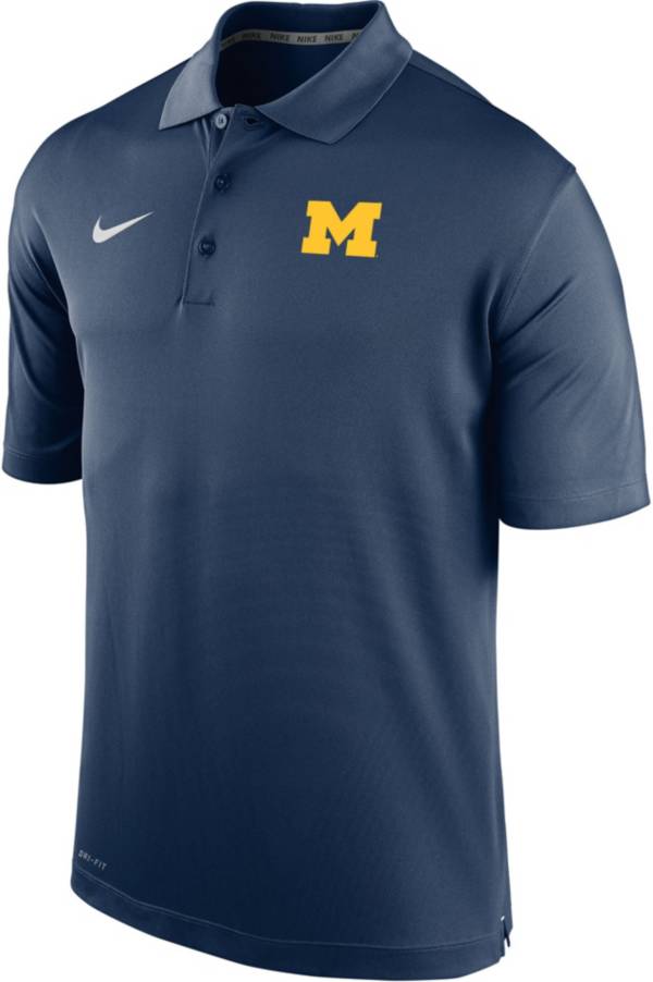 Nike Men's Michigan Wolverines Blue Varsity Polo