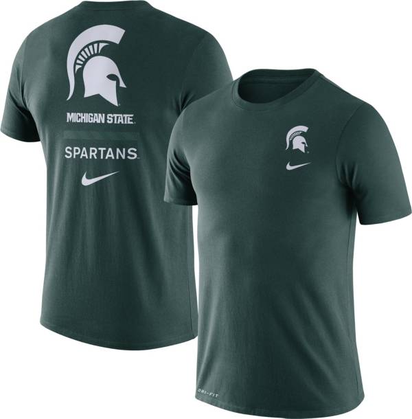 Nike Men's Michigan State Spartans Green Dri-FIT Cotton DNA T-Shirt ...